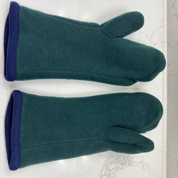Vintage Mont-Bell Long Fleece Mittens Size  L Ski Gloves - Picture 3 of 8